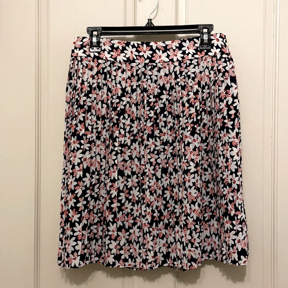 J. Crew daisy printed skirt